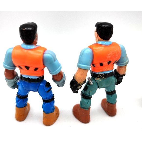 Fisher Price Imaginext 5 Figures 2.25 In Construction Workers Knight King Brave - Picture 10 of 15